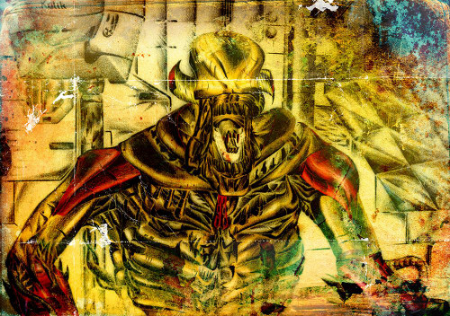 Alien portrait Poster Print - Rafal Kulik