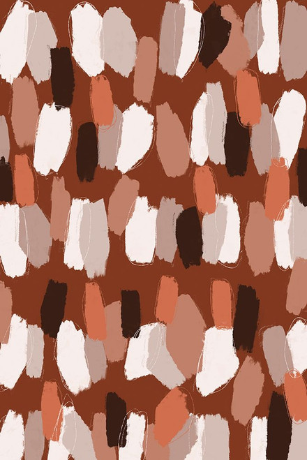 Pastel Earthy Strokes Pattern Poster Print - Treechild