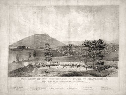 Army of the Cumberland at Chattanooga 1863 Poster Print - Rachel Lee