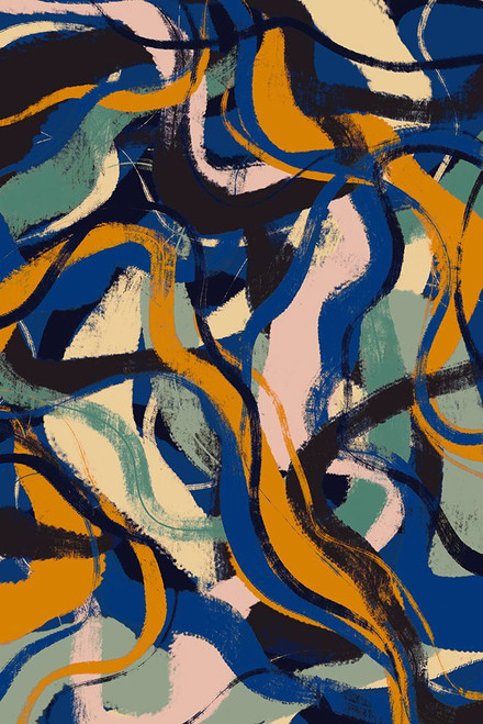 Colorful Strokes Pattern Poster Print - Treechild