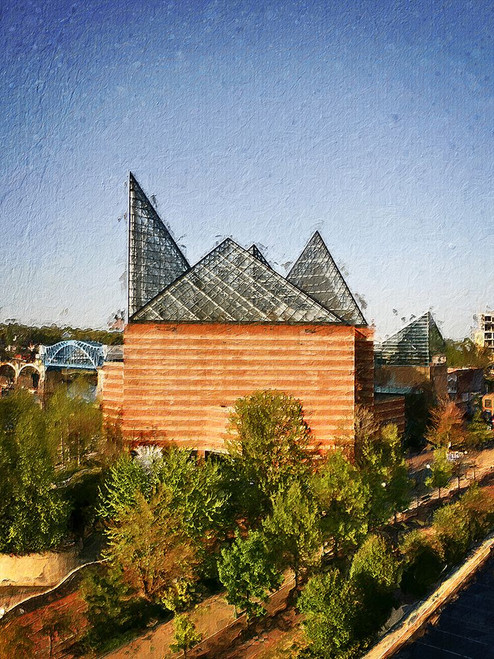 Aquarium From Above Oil Painting Poster Print - Rachel Lee