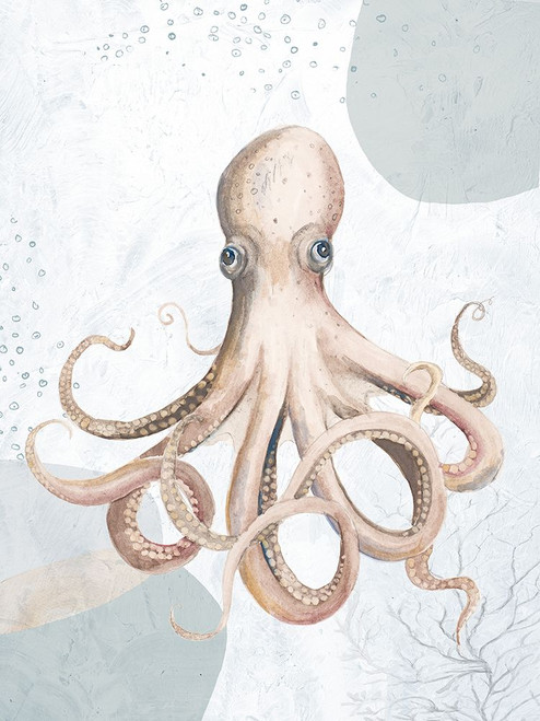 Ocean Oasis Octopus II Poster Print - Patricia Pinto