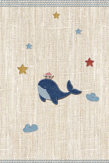 Cute Whale Poster Print - Xuan Thai