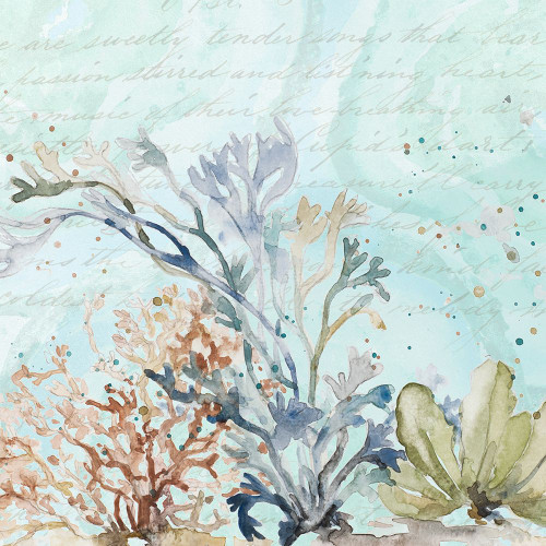 Seaweed Watercolor II Poster Print - Patricia Pinto