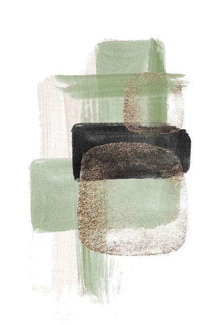 Simple Green-2 Poster Print - Sally Ann Moss