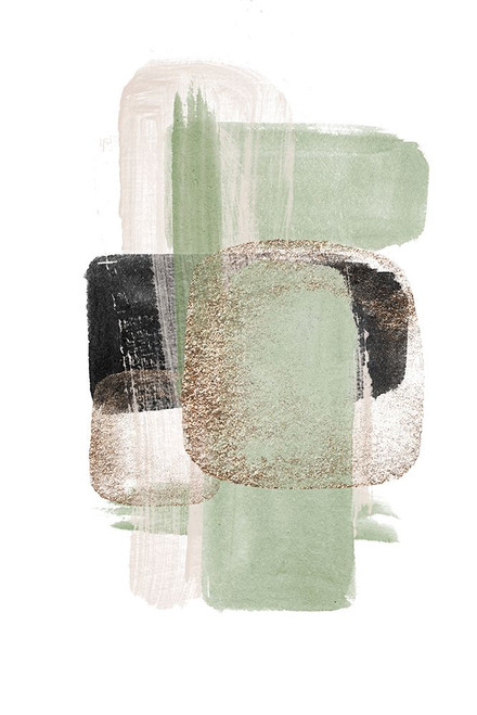 Simple Green-1 Poster Print - Sally Ann Moss