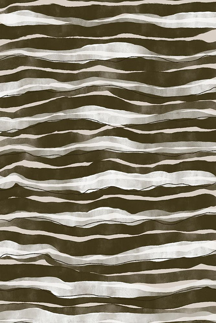 Geen Watercolor Waves Poster Print - Treechild