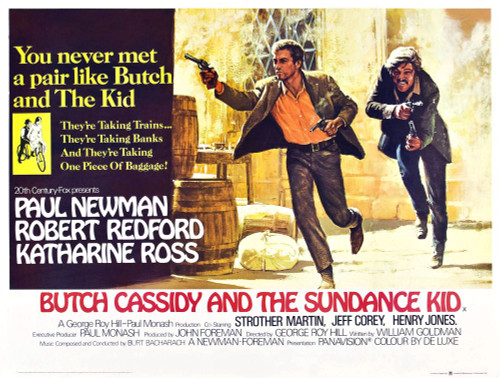 Butch Cassidy And The Sundance Kid, From Left: Paul Newman, Robert Redford, 1969. Poster Print