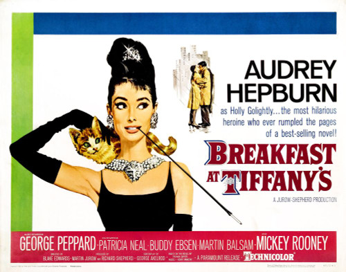 Breakfast At Tiffany'S, Audrey Hepburn, 1961 Poster Print