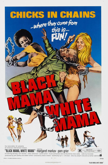 Black Mama, White Mama, Us Poster, Pam Grier, Margaret Markov, 1972. Poster Print