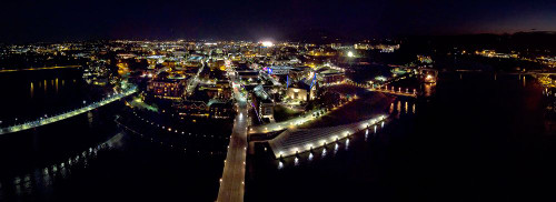 Downtown Night Poster Print - Will Malone