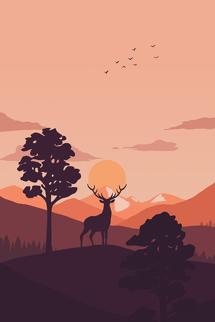 Summer Sunset Poster Print - Xuan Thai