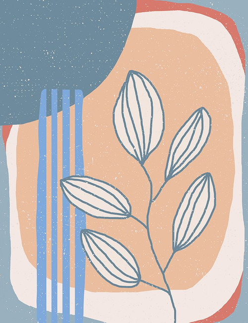 Botanical Plants and Sun Poster Print - Aylin Demir