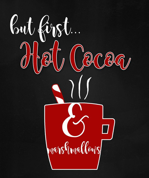 But First Hot Cocoa Poster Print - Anna Quach