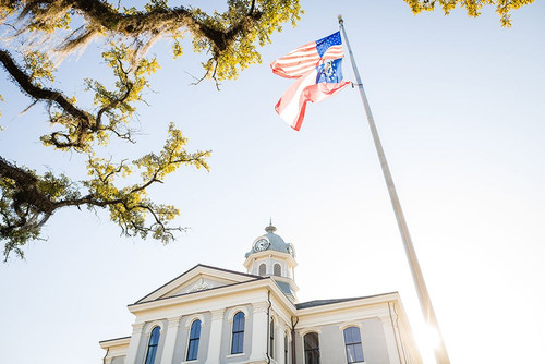 Courthouse 3 Poster Print - Will Malone