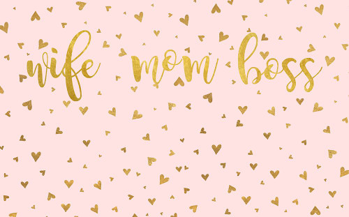 Wife Mom Boss Poster Print - Anna Quach
