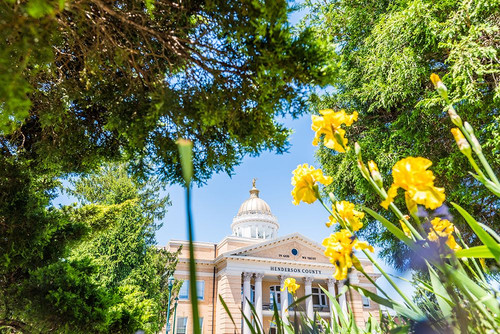 Henderson County Courthouse Poster Print - Will Malone