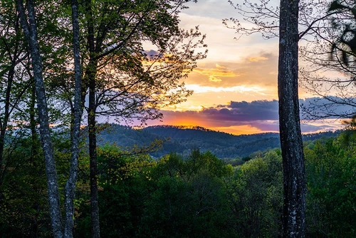 Cashiers Sunset 2 Poster Print - Will Malone