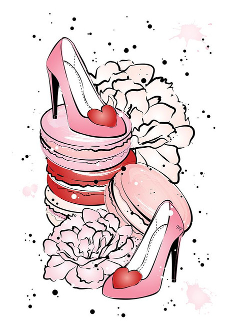 Peony Heels Poster Print - Martina