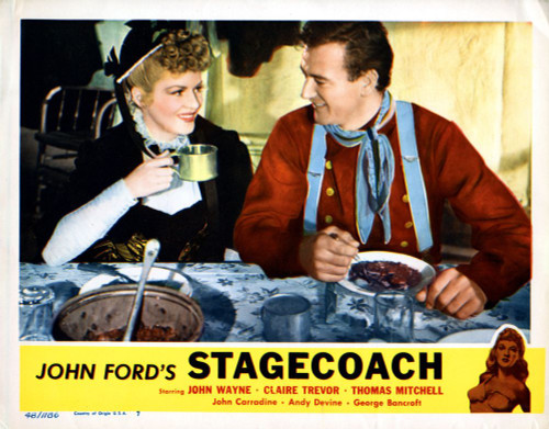 Stagecoach, From Left, Claire Trevor, John Wayne, 1939 Poster Print