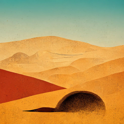 Happy Desert Adventure 2 Poster Print - Screendoor