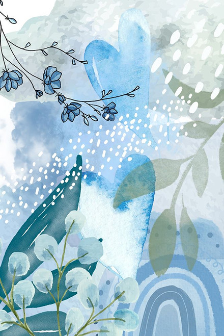 Iceberg Blue-2 Poster Print - Moss Sally Ann