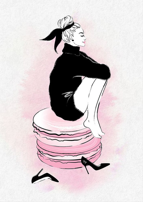 Macaron Girl Poster Print - Martina