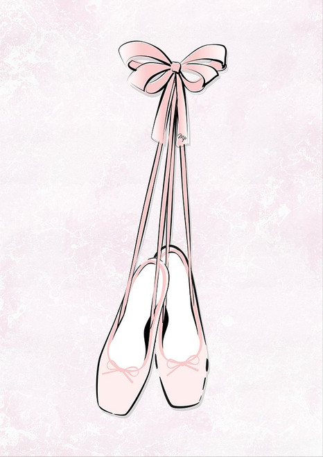 Ballerina Shoes Poster Print - Martina