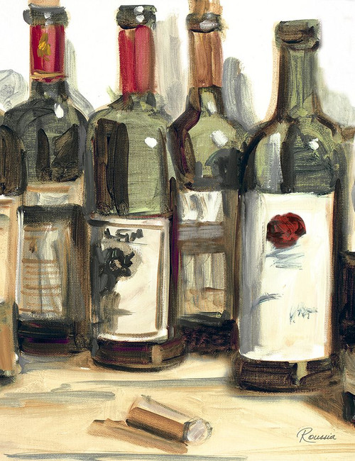 Wine Champ I Poster Print - Heather A. French-Roussia