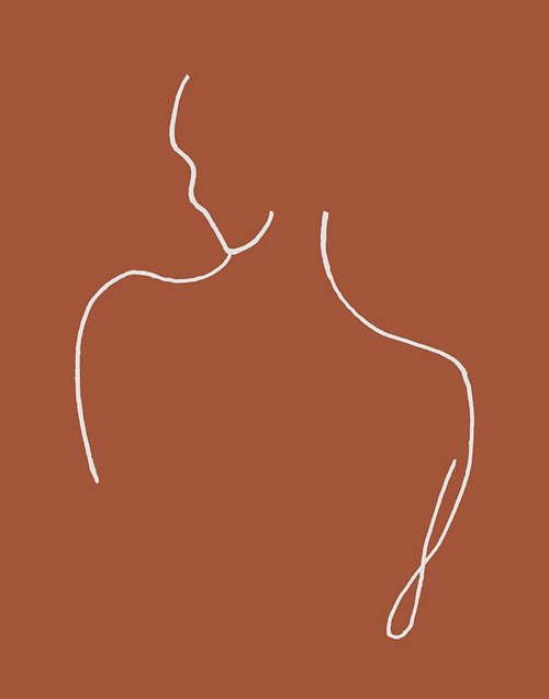 Silhouette On Terracotta Poster Print - Patricia Pinto Silhouette On Terracotta Poster Print - Patricia Pinto