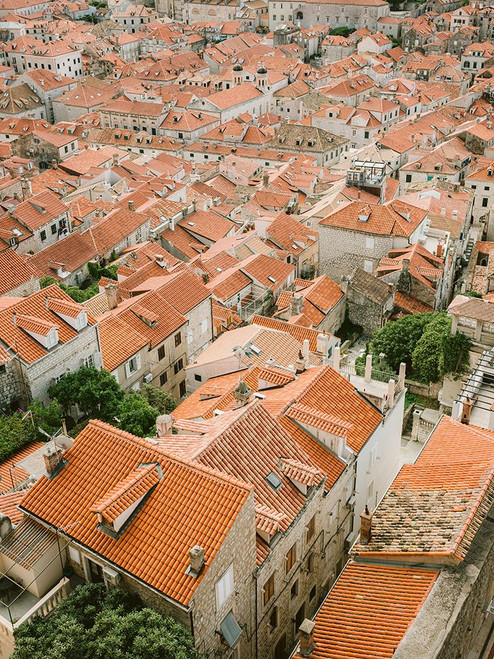 Roofs of Dubrovnik Poster Print - Raisa Zwart