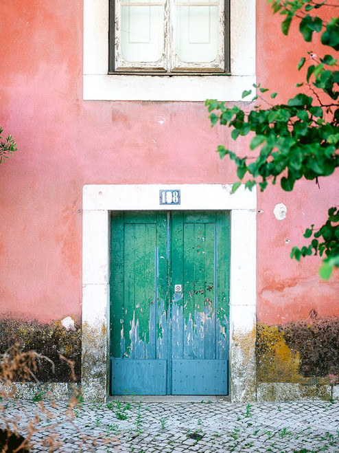 Little door in Lisbon Poster Print - Raisa Zwart