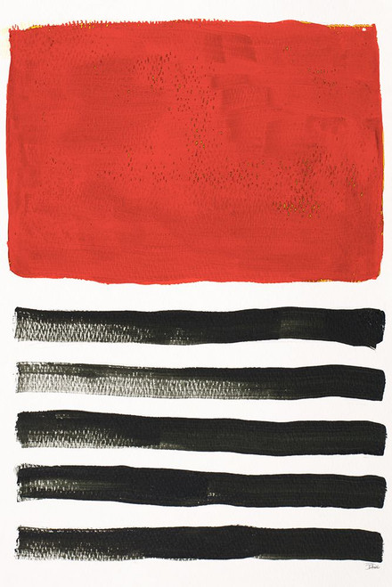 Red Jungle Time Poster Print - Patricia Pinto