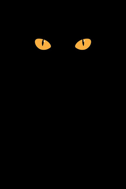 Halloween cat eyes Poster Print - Blursbyai Rosana Laiz