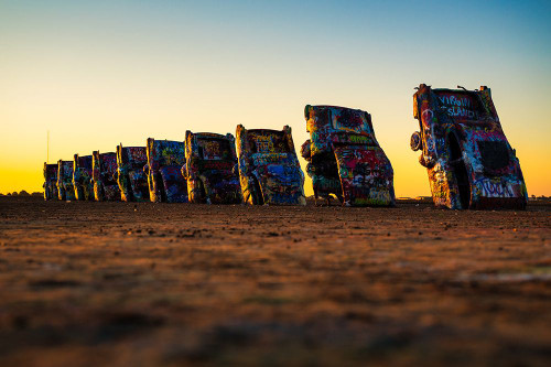 Cadillac Ranch 6 Poster Print - Will Malone