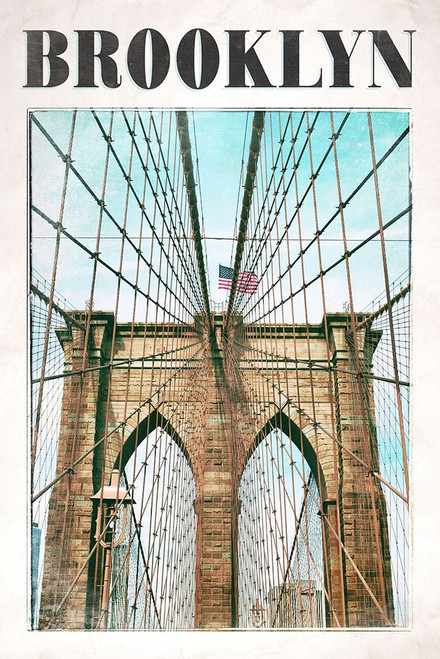 Vintage Brooklyn Poster Print - Studio SEA