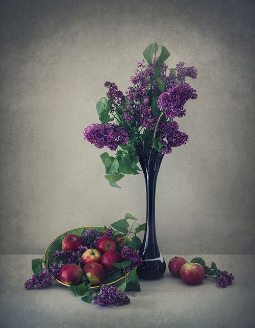 Still life with lilac Poster Print - Dimitar Lazarov