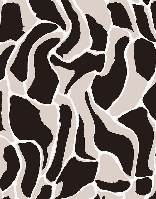 Beige And Brow Animal Pattern Poster Print - Treechild