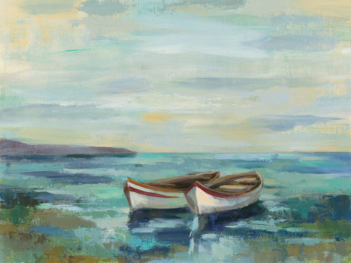 Boats at the Beach Poster Print - Silvia Vassileva