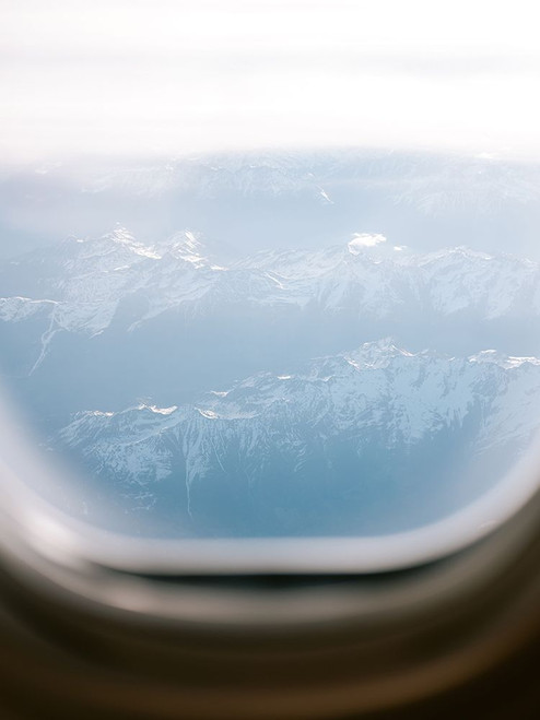 Plane Window View Poster Print - Raisa Zwart