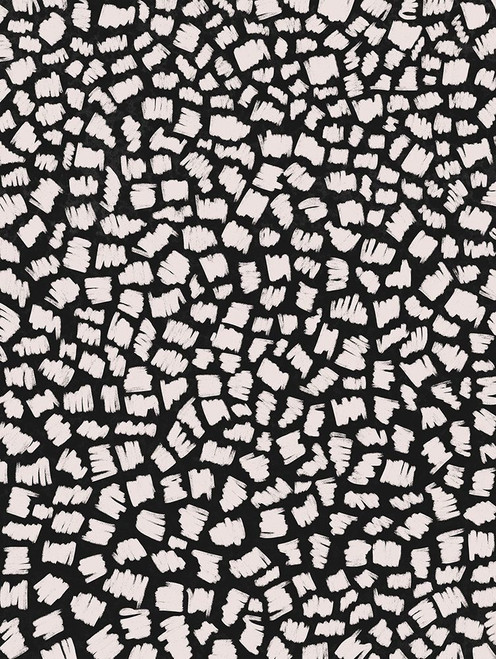 White Doodle Zigzag Poster Print - Treechild
