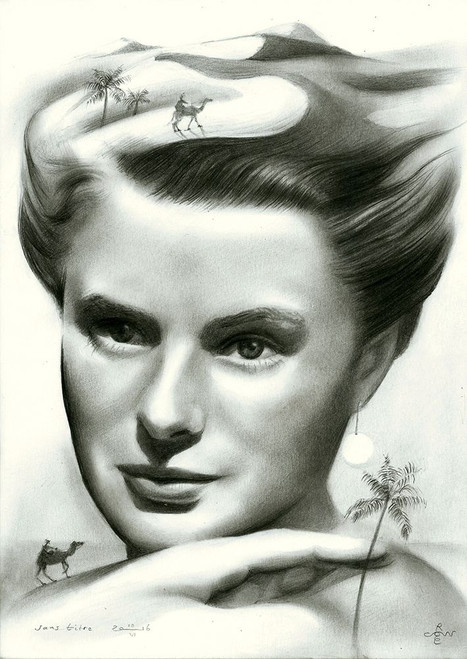 Ingrid Bergman Poster Print - Corne Akkers