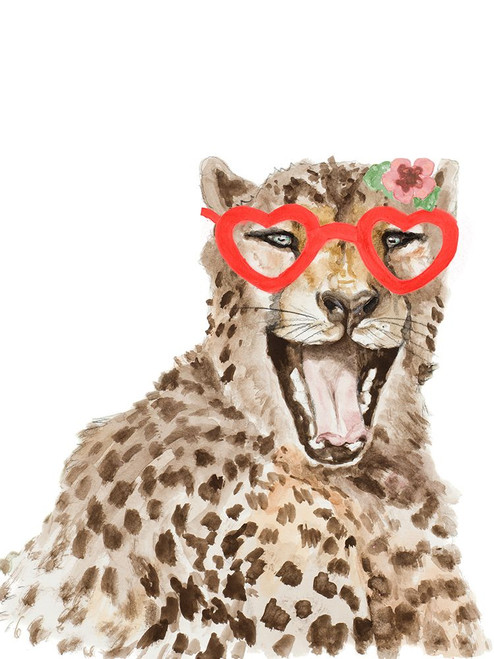 Party Cheetah Poster Print - Patricia Pinto