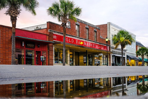Downtown Beaufort Morning Poster Print - Will Malone