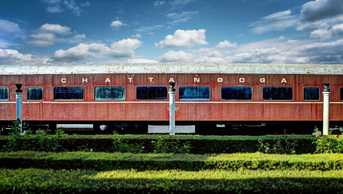 Choo Choo Passenger Car Poster Print - Rachel Lee