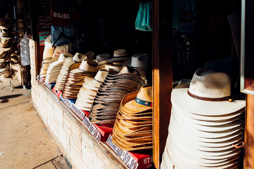 Hat Shop 2 Poster Print - Will Malone