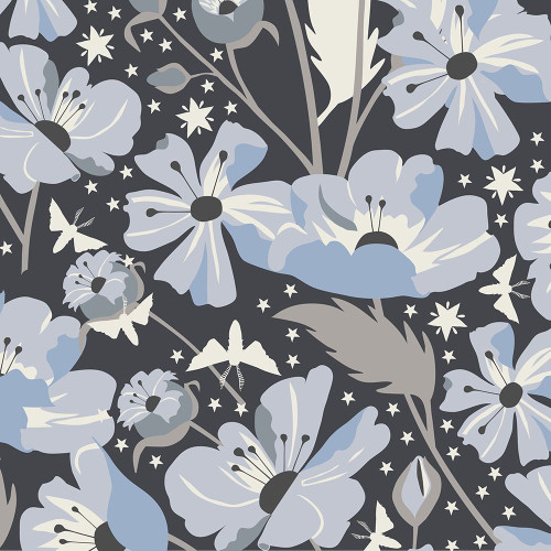 Blue Spellflowers I Poster Print - Sarah Gardner