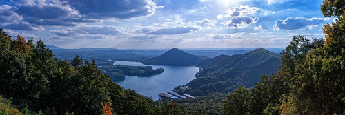 Chilhowee Mountain Pano Poster Print - Rachel Lee