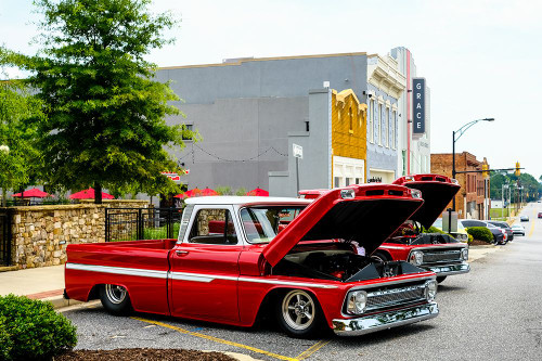 Red Chevy Poster Print - Will Malone