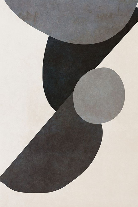 Black Shapes I Poster Print - Graphics Studio SD